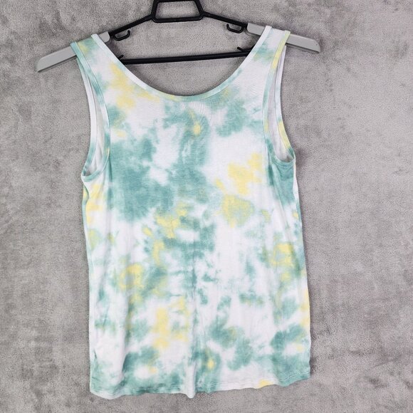 Women's Terra & Sky Tie-Dye Tank Top Sleeveless Scoop Neck Size 0X 14W - Picture 6 of 9